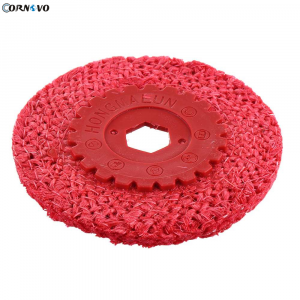 Red Hemp Polishing Wheel for Compound Buffing