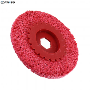 Red Hemp Polishing Wheel for Compound Buffing