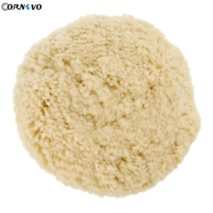 8-Inch Wool Buffing Pad with Center Fitting