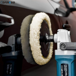 8-Inch Wool Buffing Pad with Center Fitting