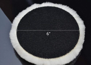 6-Inch Sheepskin Buffing Pad for Polishing