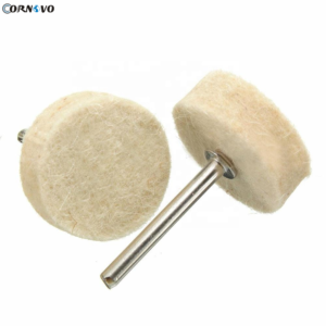 Mounted Wool Felt Polishing Wheels for Detail Work