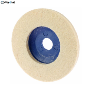 100mm Felt Polishing Wheel with Green Backing